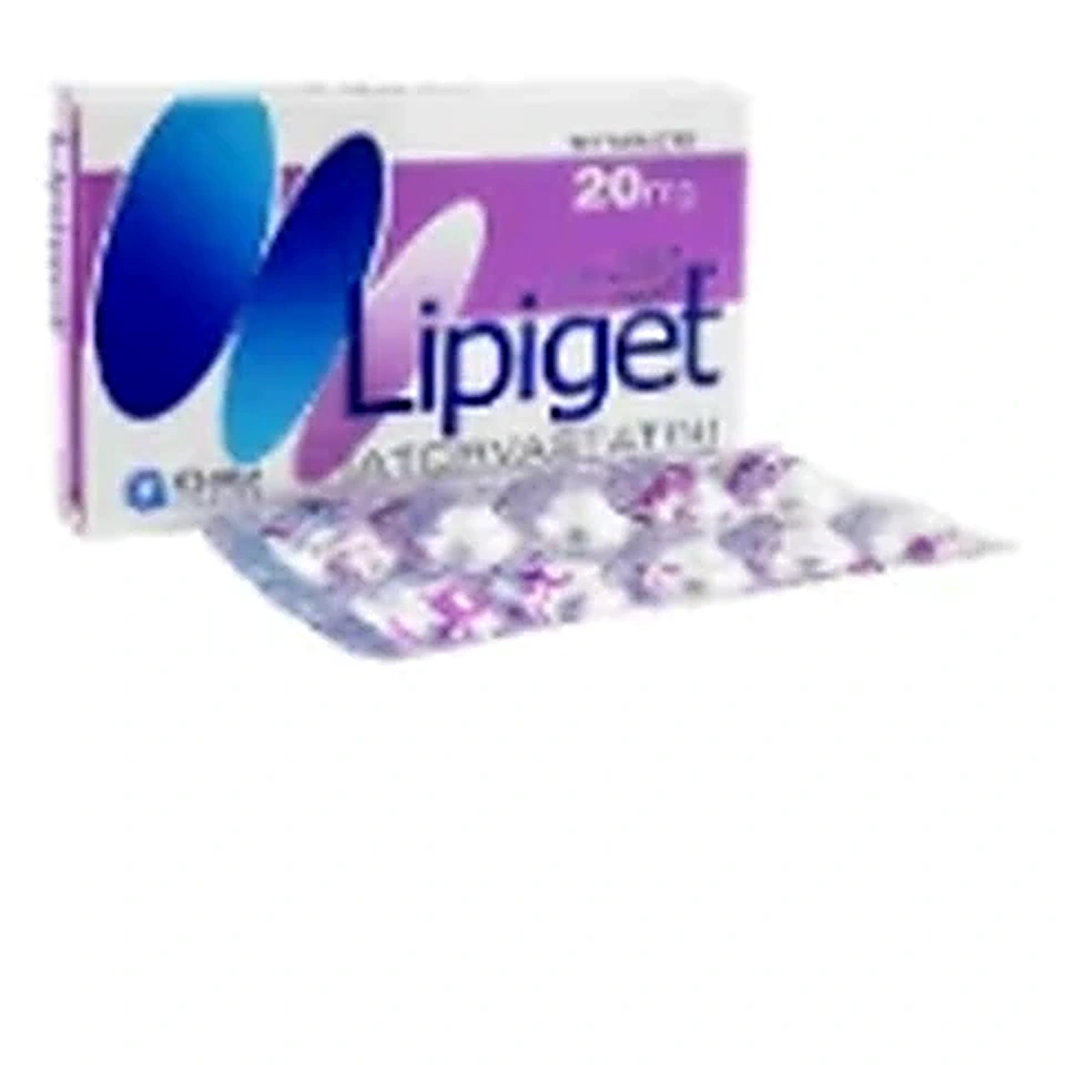 Lipiget Tablets 20mg (1 Box = 30 Tablets)
