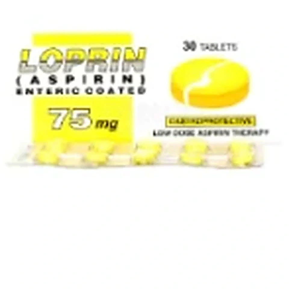 Loprin Tablets 75mg (1 Strip = 10 Tablets)