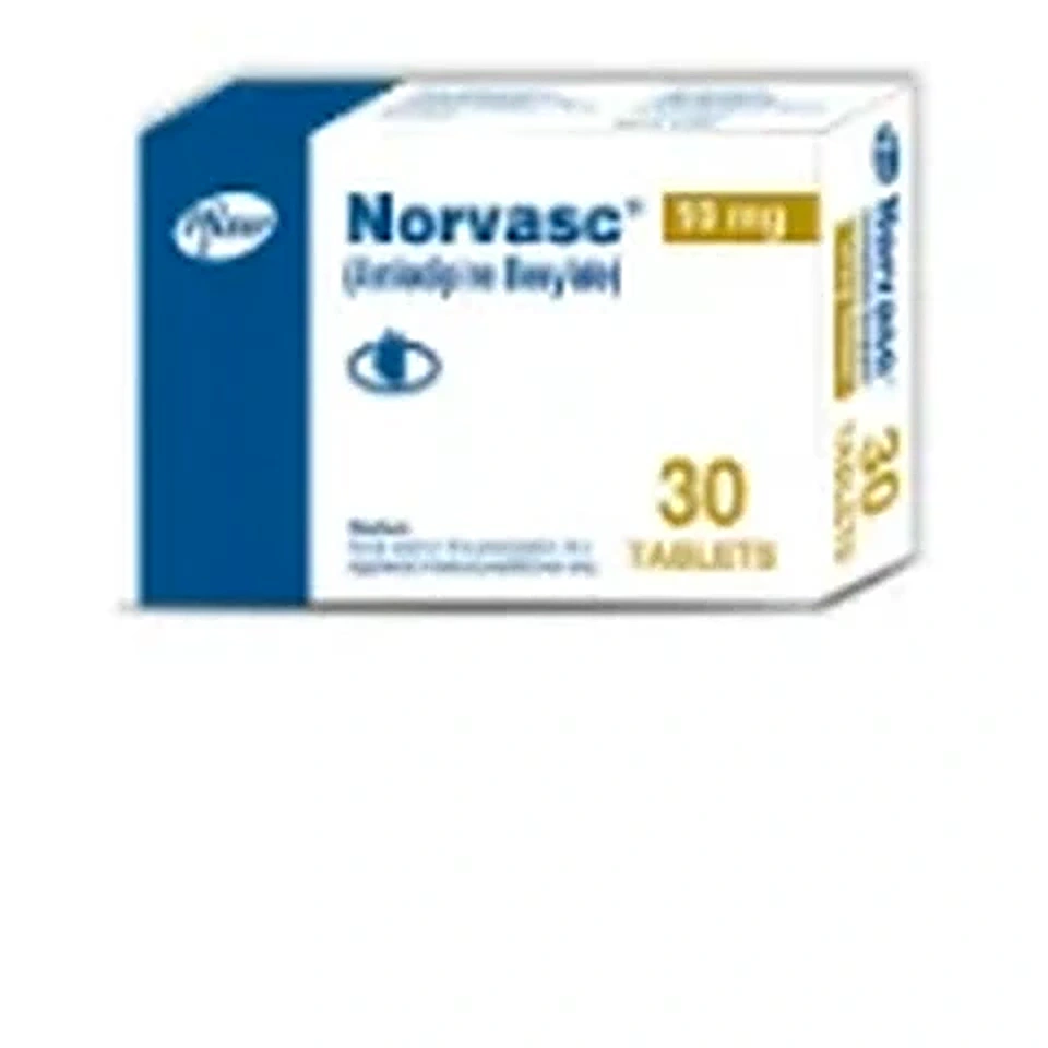 Norvasc Tablets 10mg (1 Box = 3 Strips) (1 Strip =...