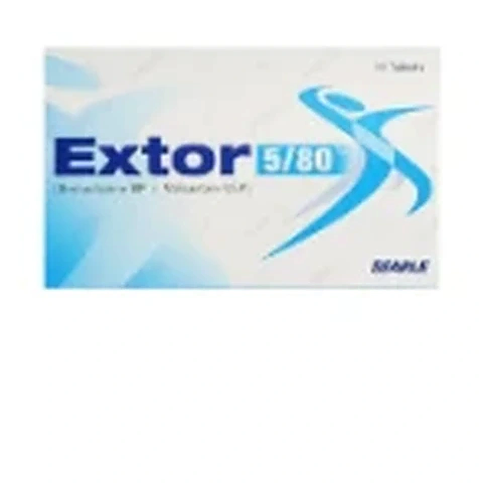 Extor Tablets 5/80mg (1 Box = 1 Strip)(1 Strip = 14...